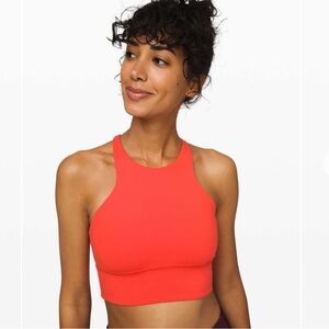 Lululemon  Free To Be Moved Bra High Neck in Thermal Red